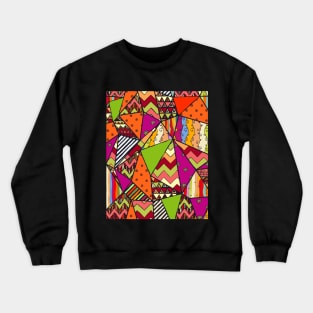 African Style No14, Tribal dance Crewneck Sweatshirt